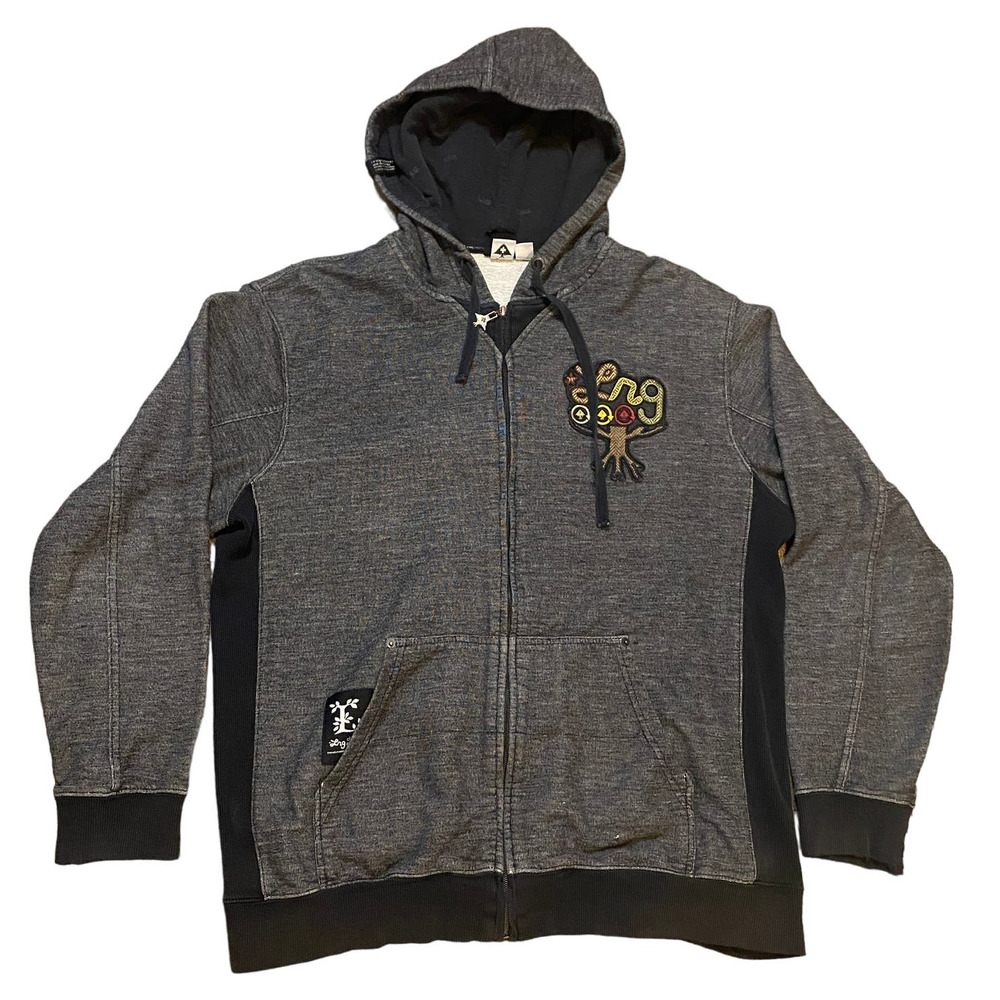 LRG Lifted Research Group Full Zip Hoodie Sweater Men's XL